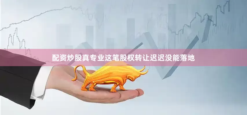 配资炒股真专业这笔股权转让迟迟没能落地