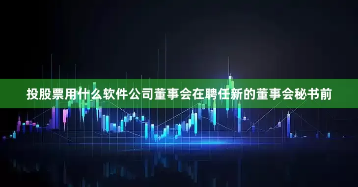 投股票用什么软件公司董事会在聘任新的董事会秘书前